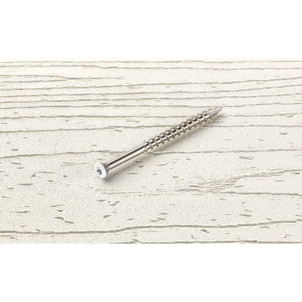 Starborn Deck Screw, #8 x 2-1/2 in, 18-8 Stainless Steel, Trim Head, Torx Drive, 350 PK STX39T08250 - main